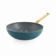 Wok bleu Evolution 28 cm -  Rond Aluminium Table Passion - bleu aluminium 4894871080300 Wok bleu Evolution 28 cm -  Rond Aluminium Table Passion - bleu aluminium 4894871080300
