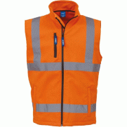 Bodywarmer softshell haute visibilité  orange T.M Yoko - M orange polyester 6933883200509