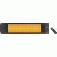 Chauffage à ondes moyennes "Black Line" - Technologie Carbon Black - 2500W - Acier inoxydable - IP55 - Pour 10-25 m² Chauffage à ondes moyennes "Black Line" - Technologie Carbon Black - 2500W - Acier inoxydable - IP55 - Pour 10-25 m²