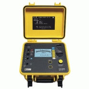 CHAUVIN ARNOUX - Contrôleur d'isolement 500V/1000V/2500V/5000V - 10 Tohm - Boîtier chantier IP53 - Accumulateur rechargeable intégré