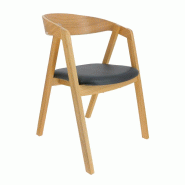 Fauteuil restaurant moderne Aluze - NATUREL Fauteuil restaurant moderne Aluze - NATUREL