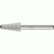 Fraise sur tige KEL D. 12 mm L. Tête 25 mm D. De la tige 6mm HSS engrènement 3 PFERD Fraise sur tige KEL D. 12 mm L. Tête 25 mm D. De la tige 6mm HSS engrènement 3 PFERD