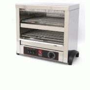 Grille-pain professionnel Sammic TP-200 | Grille-pain à double insertion horizontale, minuterie 0-15 min, acier inoxydable, 2800W - gris inox 5110126