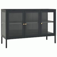Helloshop26 - Buffet bahut commode armoire meuble de rangement organisateur cuisine salle de séjour salon 105 x 35 x 70 cm acier et 02_0029690 - 3000 Helloshop26 - Buffet bahut commode armoire meuble de rangement organisateur cuisine salle de séjour salon 105 x 35 x 70 cm acier et 02_0029690 - 3000
