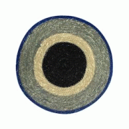 Novastyl - Lot de 6 sets de table Luna ronds 38 cm en jonc de mer naturel et bleu - 3256391020524 Novastyl - Lot de 6 sets de table Luna ronds 38 cm en jonc de mer naturel et bleu - 3256391020524