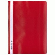 Oxford Chemise à lamelle polypro A4, coloris rouge - 4006144036550