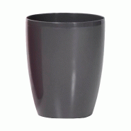 Prosperplast - Pot COUBI ORCHID 1,5 L - 13,2x13,2x16 cm, graphite - gris plastique polypropylène ZA4173