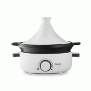 SIMÉO SIMEO tajine électrique céramique 1000w tgc680 - blanc 3576160025582