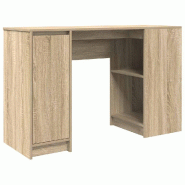VidaXL Bureau chêne sonoma 120x42x76 cm bois d'ingénierie Modèle Vega Master Focus - 861816