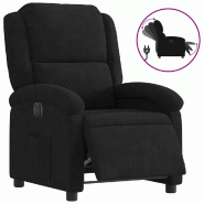 VidaXL Fauteuil inclinable électrique noir velours Modèle Tervoria - 3204284