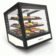 Vitrine réfrigérée cubique lumineuse - Sans étagère - 620 mm - QBO-R | Sayl Barcelona -