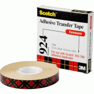 3M Ruban à transfert d'adhésif ATG 924, 12 mm x 55 m - 4054596814875