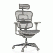 Chaise de bureau / fauteuil de direction ERGOHUMAN ULTRA G GEN2 tissu résille gris hjh OFFICE - gris polyester 652312