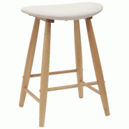 Chaises de salle à manger 2 pcs Naturel 46 x 37 x 63 cm Modèle Atlas Select - 8721359374896