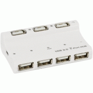 Hub 7 ports usb 2.0 desktop auto-alimente 21107