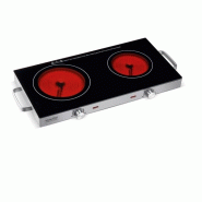 KITCHENCHEF KitchenAid KCP-PV2800 plaque Noir, Acier inoxydable Comptoir 56 cm Céramique 2 zone(s) - 034-1152634_0