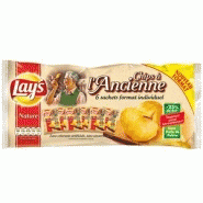 Lay's chips nature à l'ancienne 6 x 27,5 g