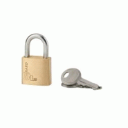 Lot de deux cadenas à clé Type 1, bagage, anse acier, 20mm, 4 clés, s'entrouvrant - THIRARD - doré 3150261610245 Lot de deux cadenas à clé Type 1, bagage, anse acier, 20mm, 4 clés, s'entrouvrant - THIRARD - doré 3150261610245