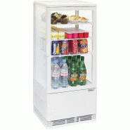 Mini vitrine réfrigérée positive 78L Blanche Casselin