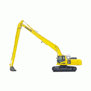 Pelle long bras 750 kg compacte - travaux de précision et accès difficile Pelle long bras 750 kg compacte - travaux de précision et accès difficile