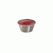 Pot à sauce en inox 45ml Ø6x2,5cm - par 12