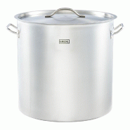 Romux® Marmite Droite à Induction avec Couvercle 45 cm Ø – 71,6 Litres de Capacité - gris multi-matériau 8435811805544