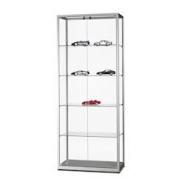 Vitrine d'Exposition Argent Ouverture de face 80x40x198,4cm SARAZINO Vitrines - 3701478500241 Vitrine d'Exposition Argent Ouverture de face 80x40x198,4cm SARAZINO Vitrines - 3701478500241