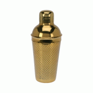 WellHome - Shaker en acier inoxydable de 650 ml avec finition dorée - doré inox WH16753