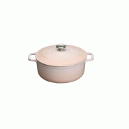 CHASSEUR Cocotte En Fonte Ronde 24cm Champagne PUC472401A - cuivre 3244335241012