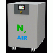 Générateur Ultra Haute Pureté d'Azote et d'Air avec compresseur à piston intégré - 99.9995% pureté, 5.5 bar, 3 L/min  - NGA SIRIO