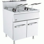 Friteuse professionnelle sur coffre a gaz. 2x15l - P7178.0515