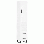 Helloshop26 - Buffet bahut commode armoire meuble de rangement organisateur cuisine salle de séjour salon haut 34,5 x 34 x 180 cm 02_0032382 - 300021 Helloshop26 - Buffet bahut commode armoire meuble de rangement organisateur cuisine salle de séjour salon haut 34,5 x 34 x 180 cm 02_0032382 - 300021