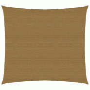Helloshop26 - Voile d'ombrage 160 g/m² 2,5 x 3 m PEHD taupe 02_0009296 - 3000502147767