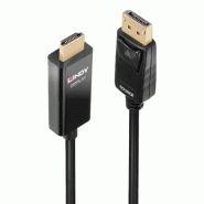 LINDY 2m Active DisplayPort to HDMI Adapter Cable with