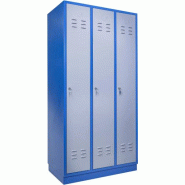 Vestiaire casier métallique - armoire 3 casiers type gs 3 Vestiaire casier métallique - armoire 3 casiers type gs 3