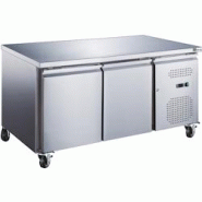 A.C.L - Table réfrigérée 2 portes - 390 L - 600x400 plans de travail inox évaporateur traité - inox 3701647305639 A.C.L - Table réfrigérée 2 portes - 390 L - 600x400 plans de travail inox évaporateur traité - inox 3701647305639