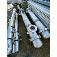 Échangeur de chaleur vertical Seditesa en acier inox 316 - 16 m2 - Référence : C13576