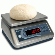 Balance inox alimentaire pour boulageries, cuisines pro, pizzeria, cantines modèle SS - 30kg/2g - inox 260518