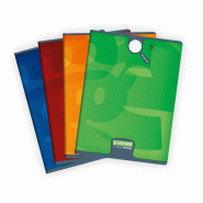 Calligraphe Lot de 10 Cahier Ligne 8000 24x32, 96p./48 feuilles 90 g/m² piquées, couv. Vernis UV, quadrillé 5x5 - 3210331087954