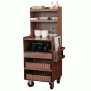 Desserte haute Hana Haute en compact et acier Rouille VALERO