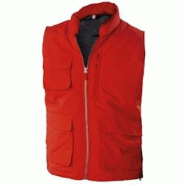 Gilet sans manches matelassé Bodywarmer rouge - WK Designed To Work - Taille L - Polyester Gilet sans manches matelassé Bodywarmer rouge - WK Designed To Work - Taille L - Polyester