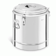 Helloshop26 - Conteneur isotherme 35 litres acier inoxydable 14_0001129 - 3000179178989 Helloshop26 - Conteneur isotherme 35 litres acier inoxydable 14_0001129 - 3000179178989