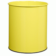 ROSSIGNOL Corbeille a papier papea - 30 L - jaune soufre ROSSIGNOL Corbeille a papier papea - 30 L - jaune soufre