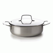Sauteuse 2 anses et son couvercle Maestro 24 cm - 311 cl Argent Rond Inox Beka - 3458165024244 Sauteuse 2 anses et son couvercle Maestro 24 cm - 311 cl Argent Rond Inox Beka - 3458165024244
