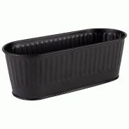 APS Range-couverts / panier 29,5 x 12 cm, H : 10 cm Acier inoxydable 18/0, noir - noir inox 11754