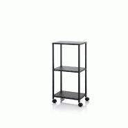 AQA Design Chariot YOSHI noir L.36,5 P.24,5 H.78,5 MP01574 - noir métal MP01574