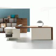 Bureau de direction sur caisson bois design Bureau de direction sur caisson bois design