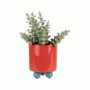 Cache-pot en métal Double Funky Small rouge et bleu Pt' - 8714302773020 Cache-pot en métal Double Funky Small rouge et bleu Pt' - 8714302773020
