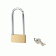 Cadenas BASIC à clé, base 40 mm, anse 1/2 haute 48 mm, anse acier, 2 clés - SP - doré 3150269701402 Cadenas BASIC à clé, base 40 mm, anse 1/2 haute 48 mm, anse acier, 2 clés - SP - doré 3150269701402