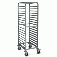 Chariot pour bacs gn 20x gn 1/1 h=65 mm - 590x660x1750 mm - P5056